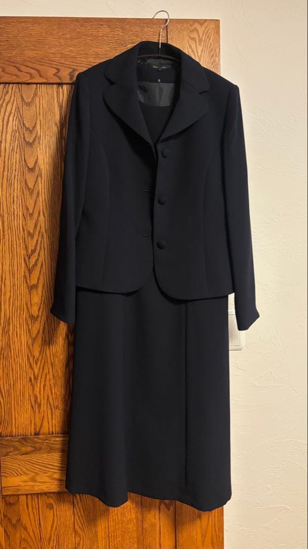 濃紺　お受験用　ママスーツセット 9号サイズ