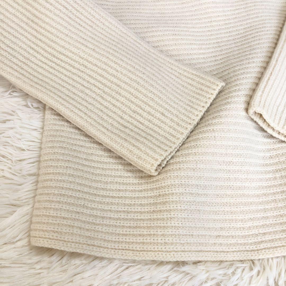 美品★イエナ IENA ウールカシミヤ 畦ホールプルオーバー ボートネック 美品☆イエナ IENA ウールカシミヤ 畦ホールプルオーバー ボート