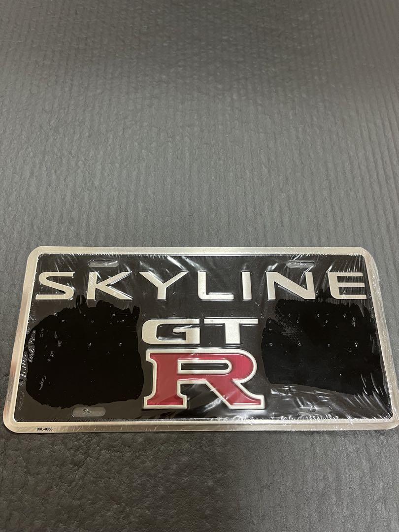 SKYLINE GT-R ナンバープレート型エンブレム