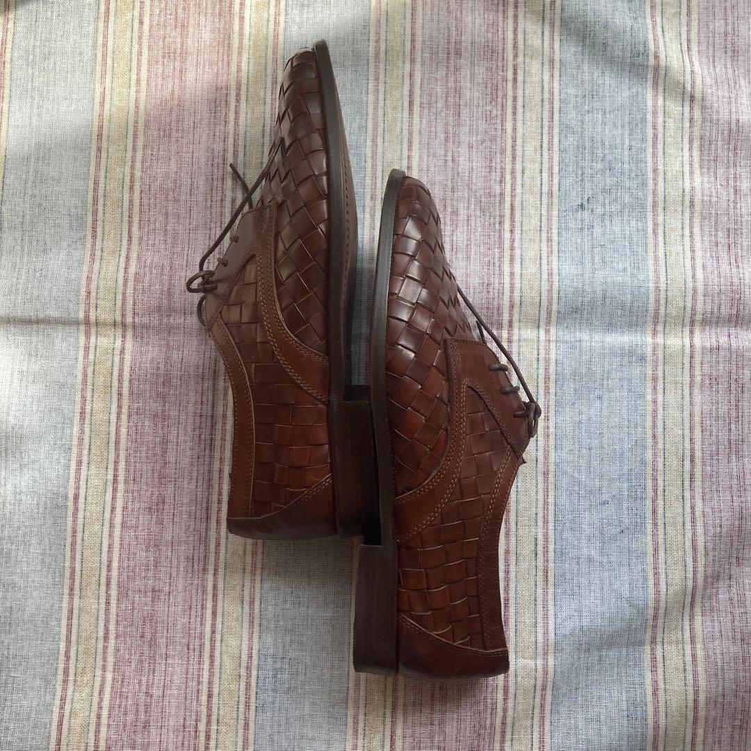 ✴︎Fratelli Caponi✴︎イタリア製（ユニセックス可）紐ありメッシュ革靴