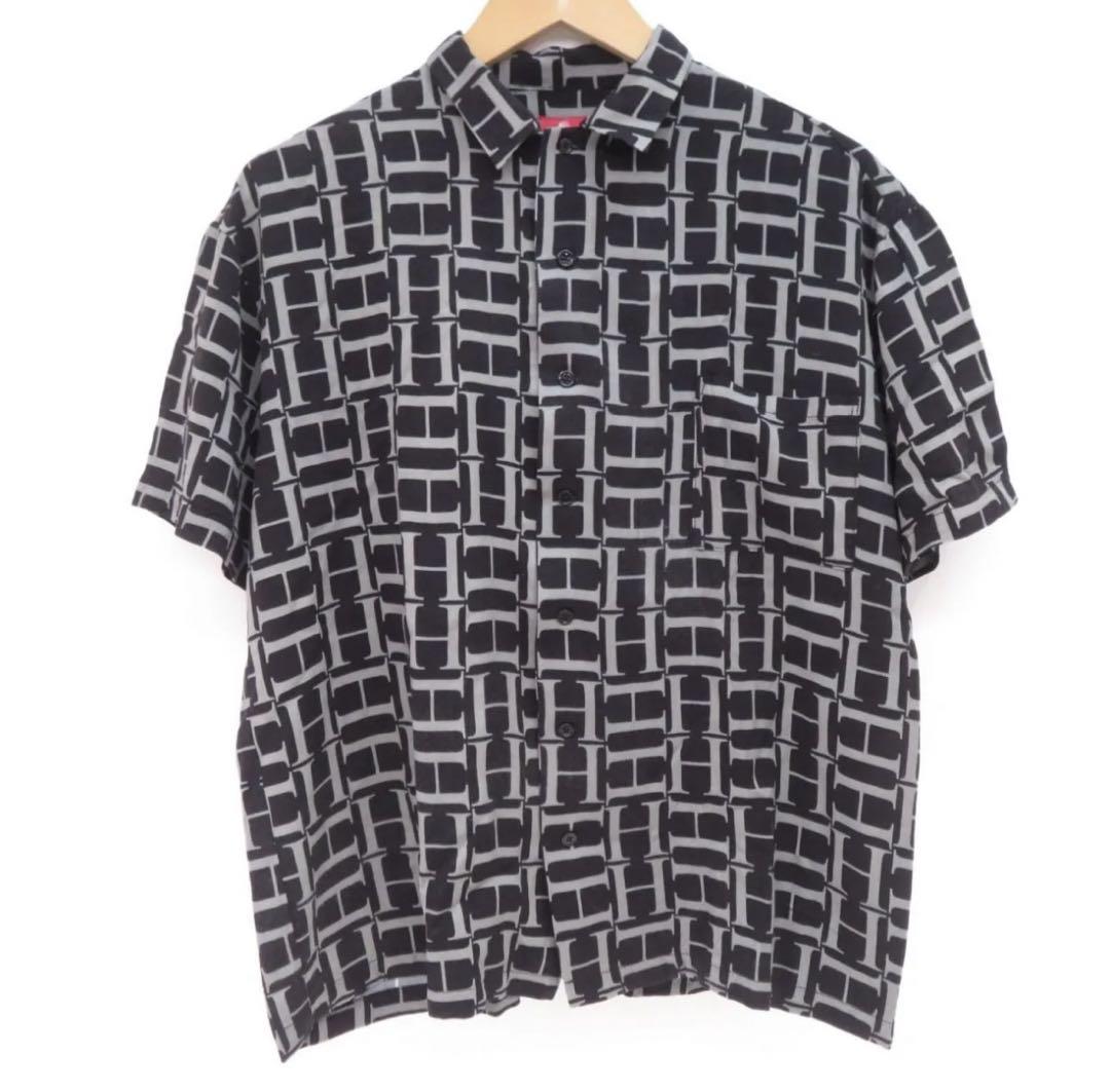 HELLRAZOR ヘルレイザー H MONO SHIRT 総柄 シャツ 半袖