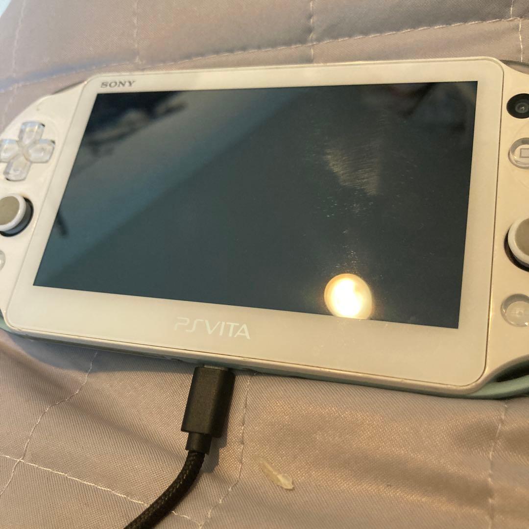 PS Vita ホワイト グレー 本体 ワールドオブ ファイナルファンタジーSONY