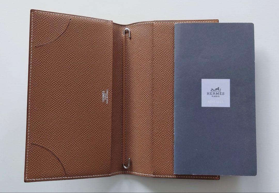 s*e様 HERMES エルメス □G刻印 ヴィジョンGM アジェンダ レザー 美品】HERMES エルメス □G刻印 ヴィジョンGM アジェンダ レザー