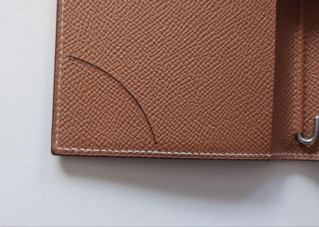 s*e様 HERMES エルメス □G刻印 ヴィジョンGM アジェンダ レザー 美品】HERMES エルメス □G刻印 ヴィジョンGM アジェンダ レザー