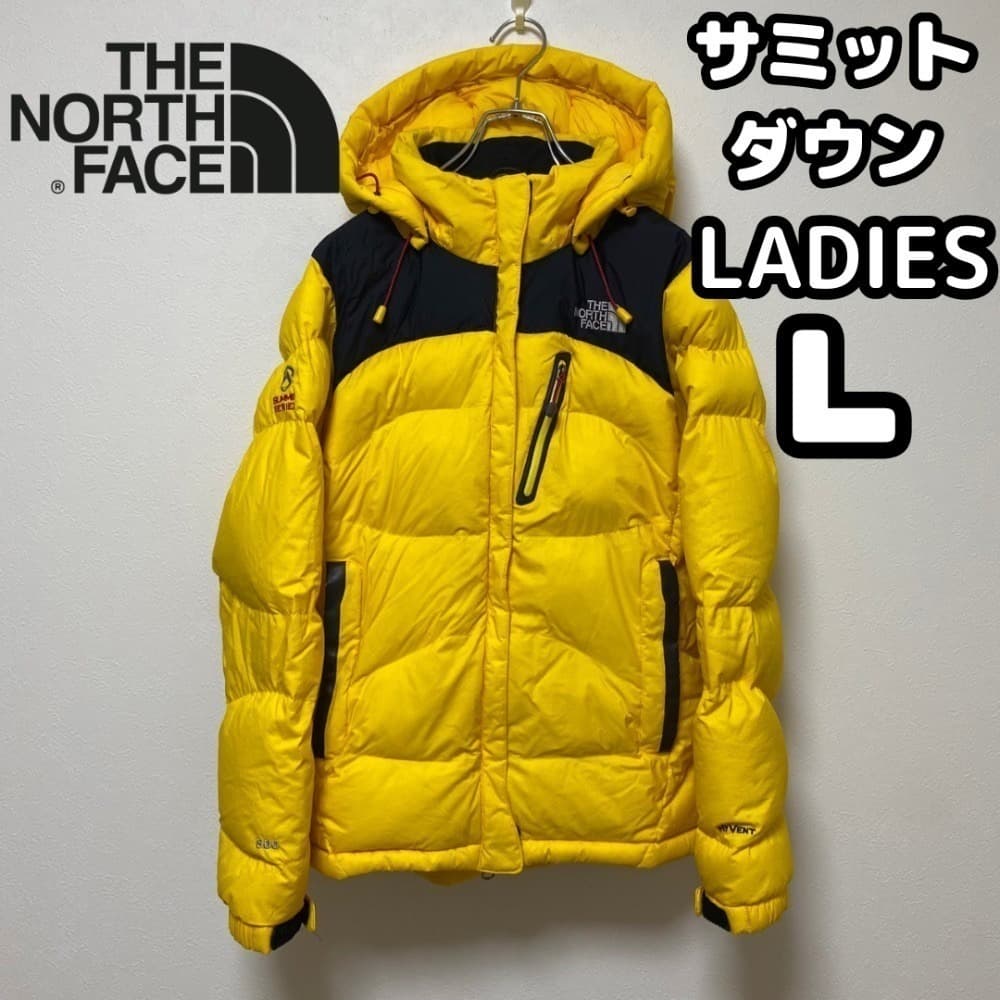 ✪【希少】ノースフェイス　ダウンジャケット　ゴールド　レディース　XS ✪【希少】ノースフェイスダウンジャケットゴールドレディースXS