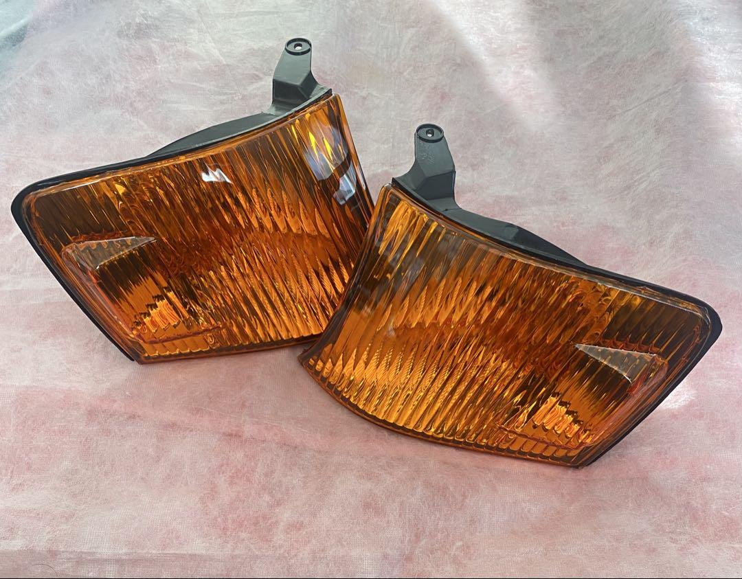 新品 未使用JZX100 チェイサー 社外 コーナーレンズ オレンジ 左右セット トヨタ JZX100 チェイサー コーナーレンズ オレンジ 左右セット