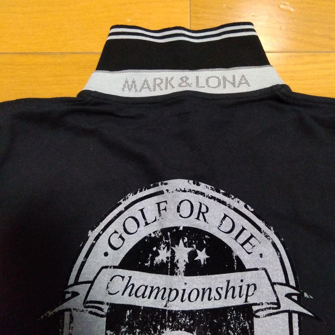 【美品‼️】MARK & LONA ゴルフシャツ ブラック　XLサイズ