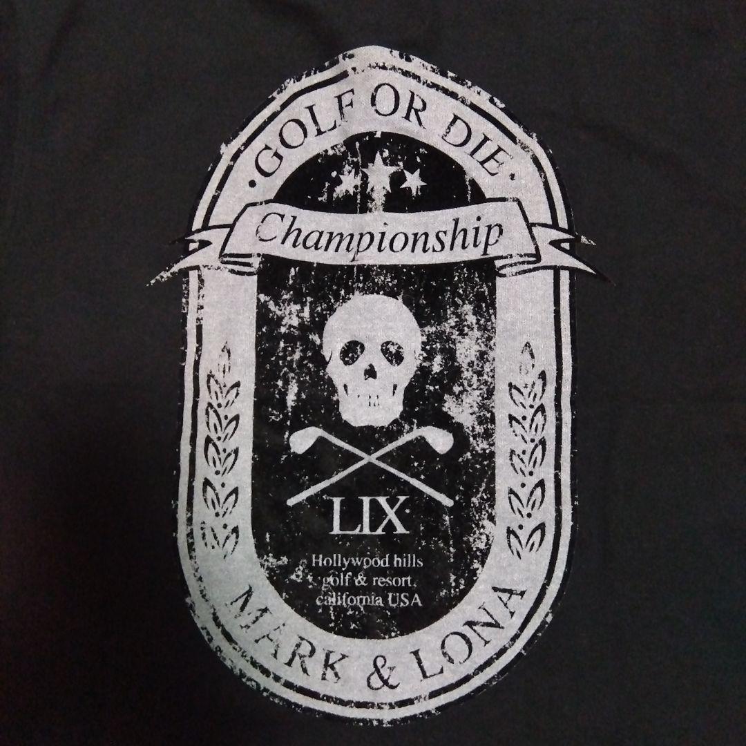 【美品‼️】MARK & LONA ゴルフシャツ ブラック　XLサイズ