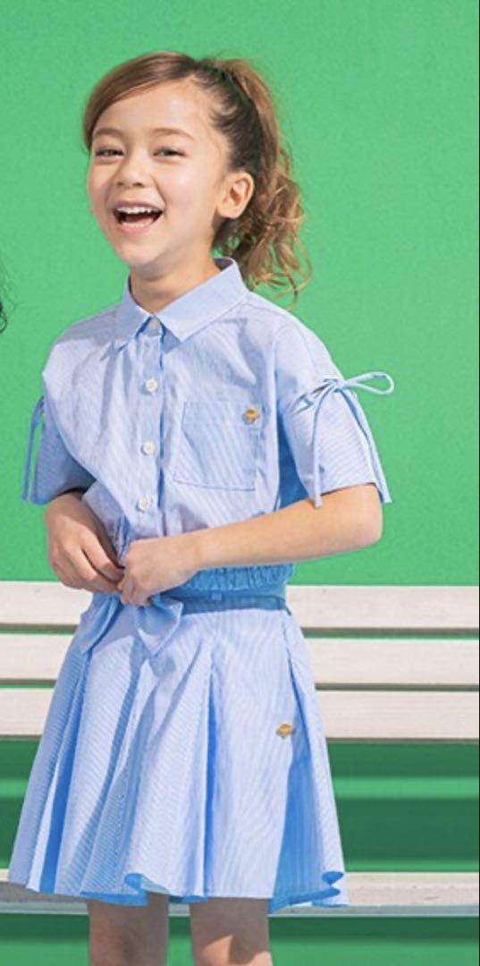 ケイトスペード】120❤︎新品❤︎ ストライプクロップドブラウス