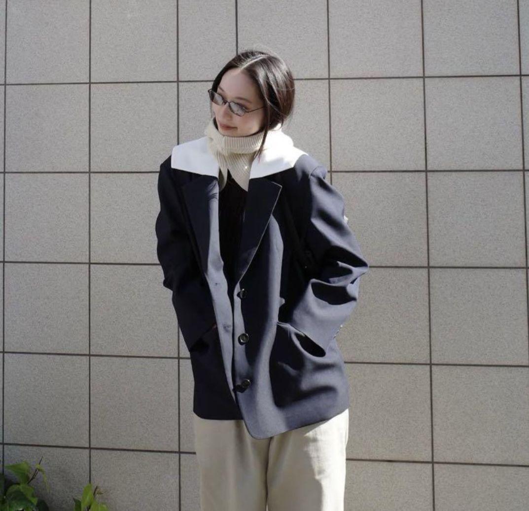 新作　CLANE SAILOR COLLAR TAILORED JACKET セール】SAILOR COLLAR TAILORED JACKET（テーラードジャケット