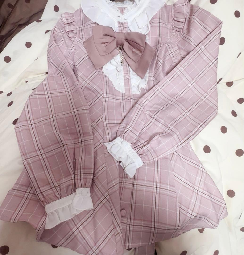 Secret Honey チェックピンク SIZE Secret Honey