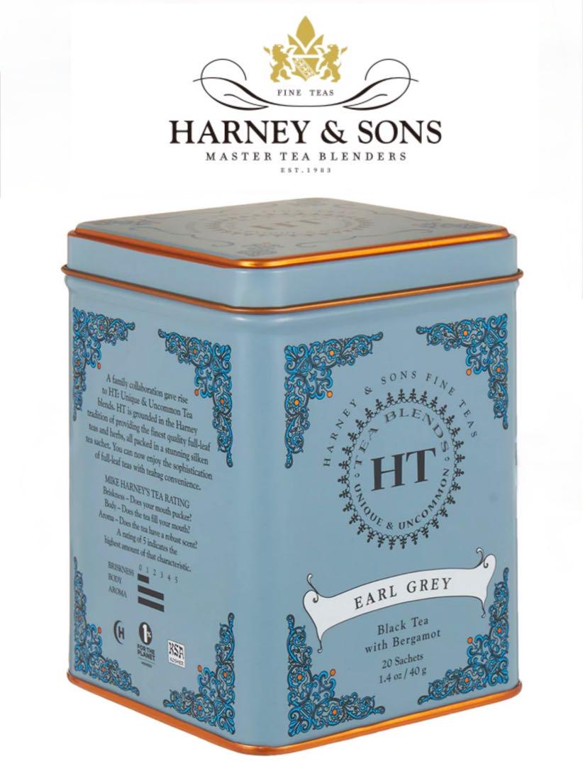 激安！Harney & Sons アールグレイ 20サシェ入り缶　4缶セット HARNEY & SONS HT Collection 20サシェ 4缶セレクトセット(Hot