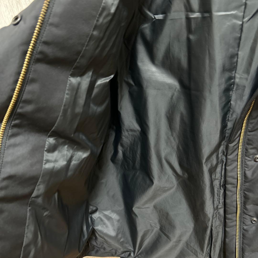 Penfield ダウンジャケット M 黒 フード付き ゴールドジッパー