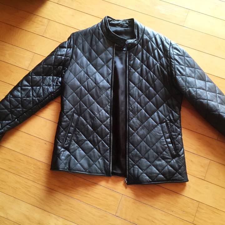 革ジャン キルティング加工