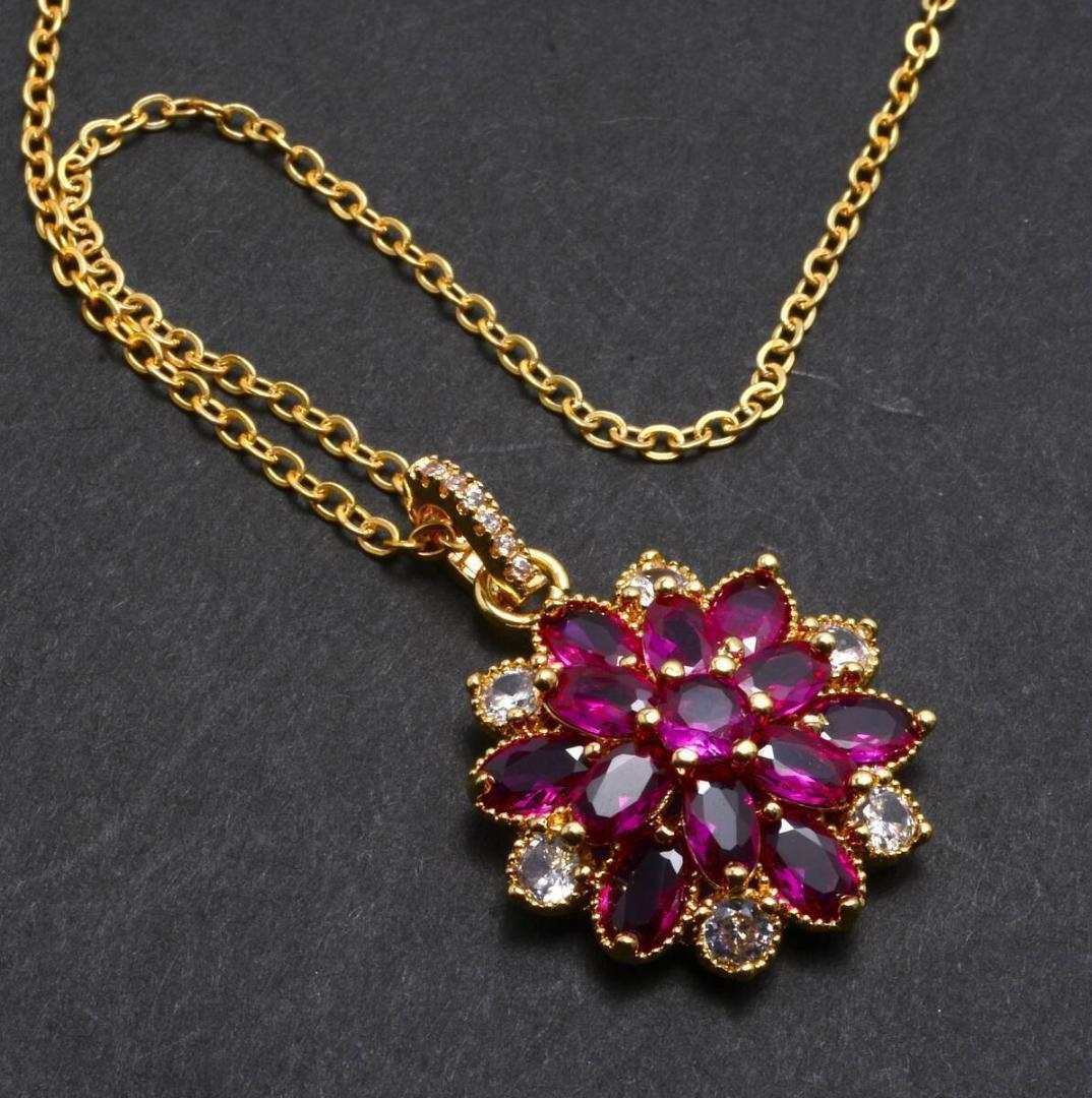 ペンダントトップ　ルビー　アンティーク アクセサリー】 ルビー ペンダントトップ SLV925 - 魔石屋.com