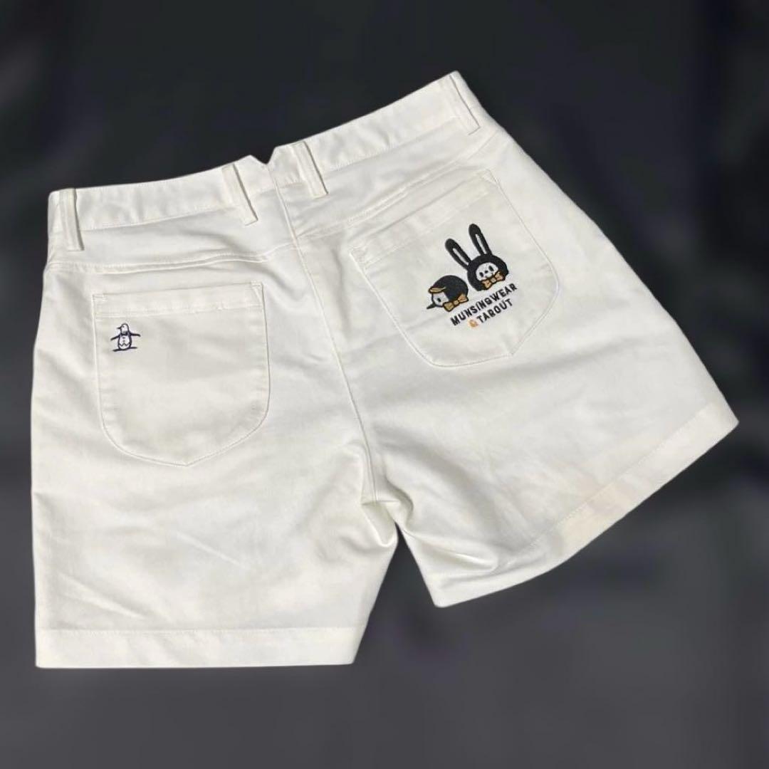 Munsingwear 】マンシング ショートパンツ 9号 ホワイト A16