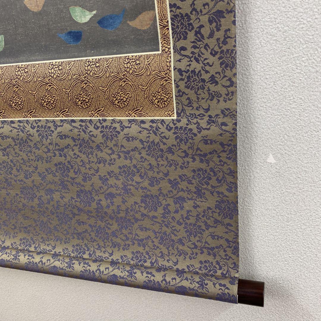 美品 掛け軸「鏡の御影」親鸞聖人像