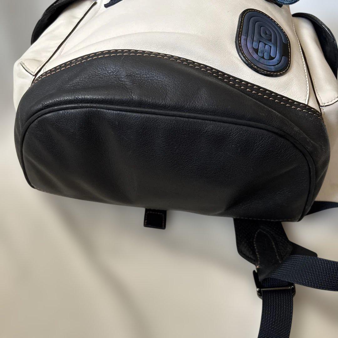 COACH コーチ　リビングトン リュック A4可　白黒　バイカラー COACH コーチ リビングトン リュック A4可 白黒 バイカラー