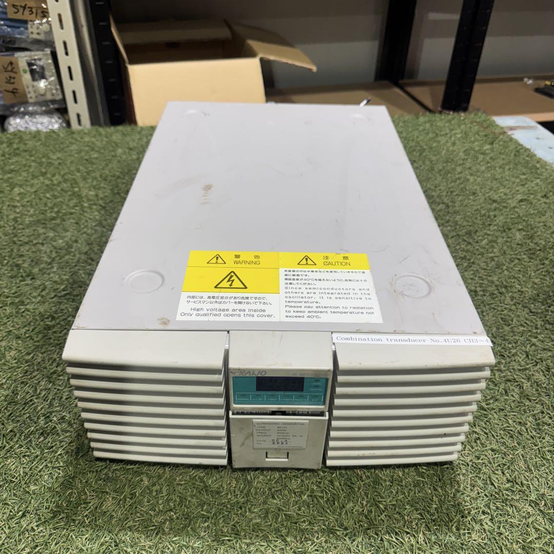 Kaijo 68101 超音波発電機 600W 950KHzやや傷や汚れあり