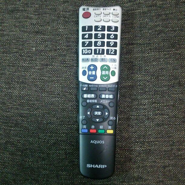 SHARP AQUOS リモコン - 映像機器