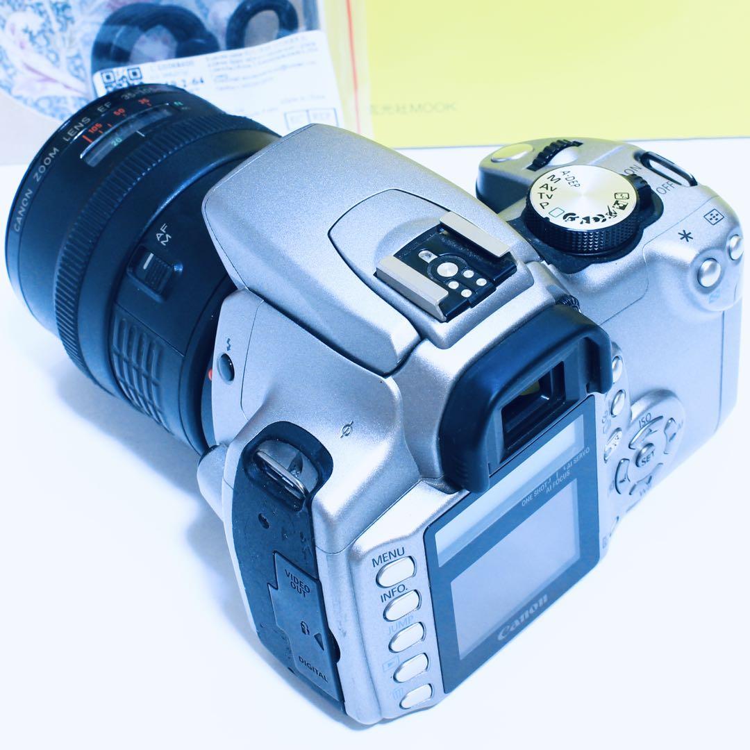 ☆WiFi転送スマホで見れる♪☆ キャノン EOS Kiss N レンズセット