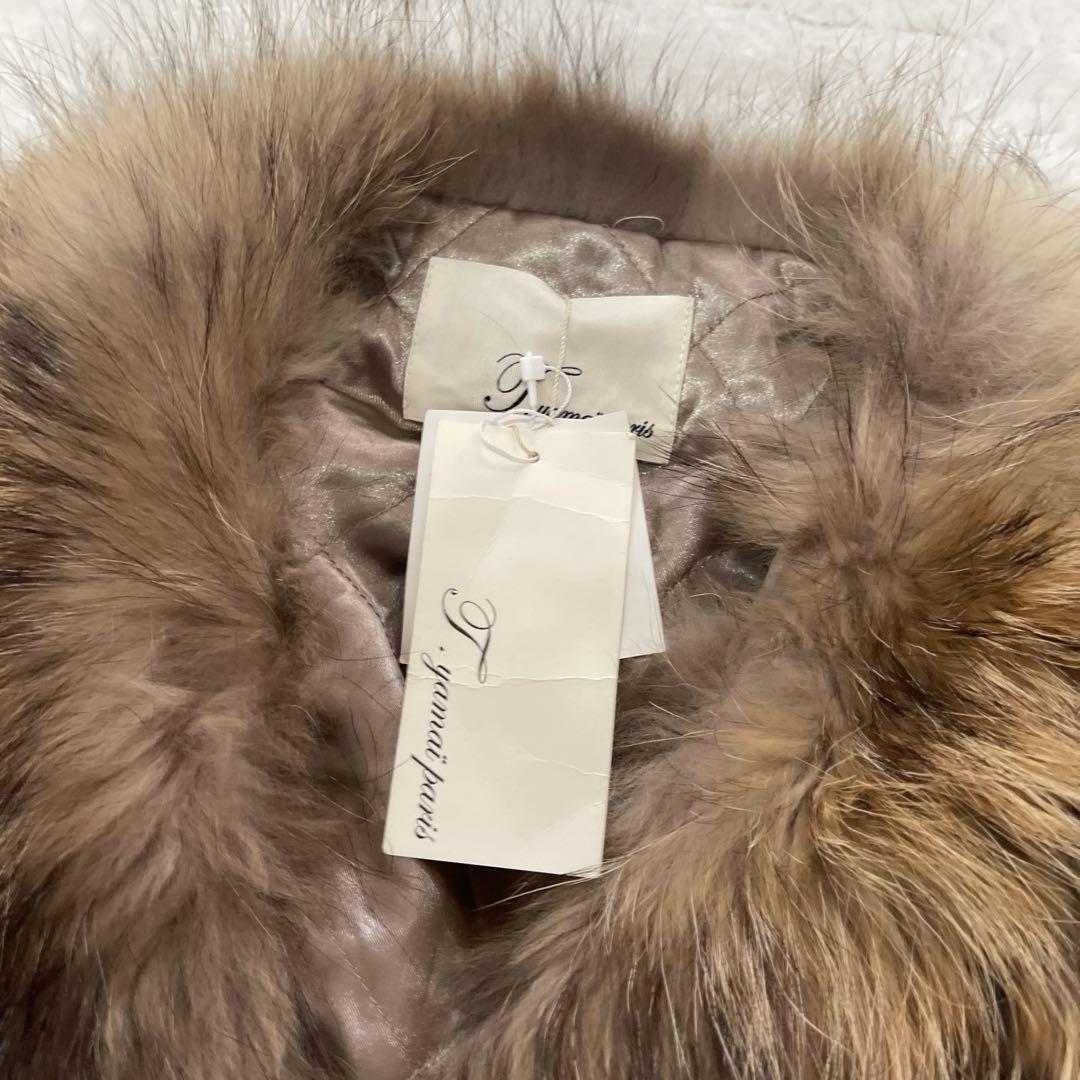 【タグ付き美品】t.yamai paris｜ラクーンファー ショートコート タグ付き美品】t.yamai paris｜ラクーンファー ショートコート