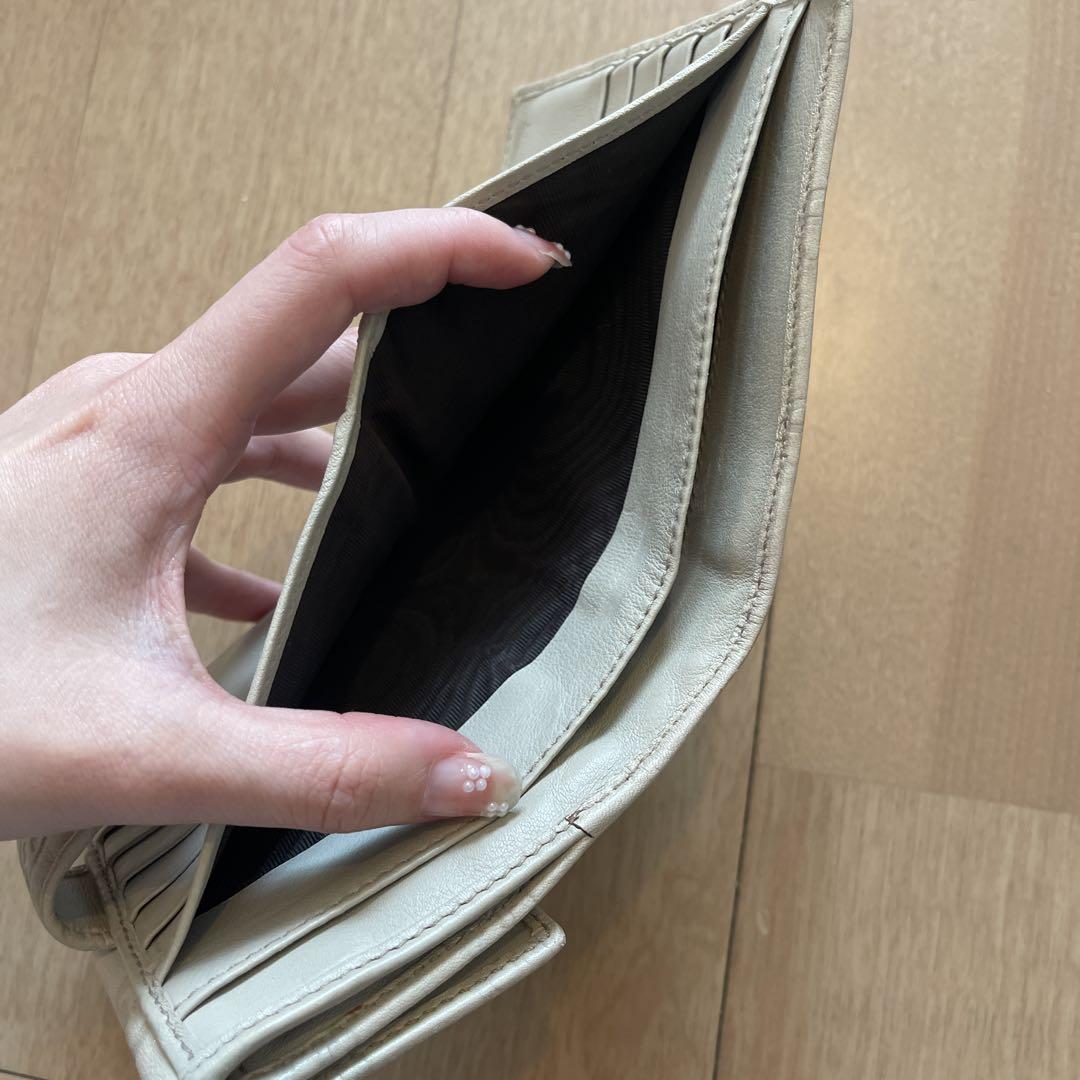 GUCCI GGシマ レザー 二つ折り財布