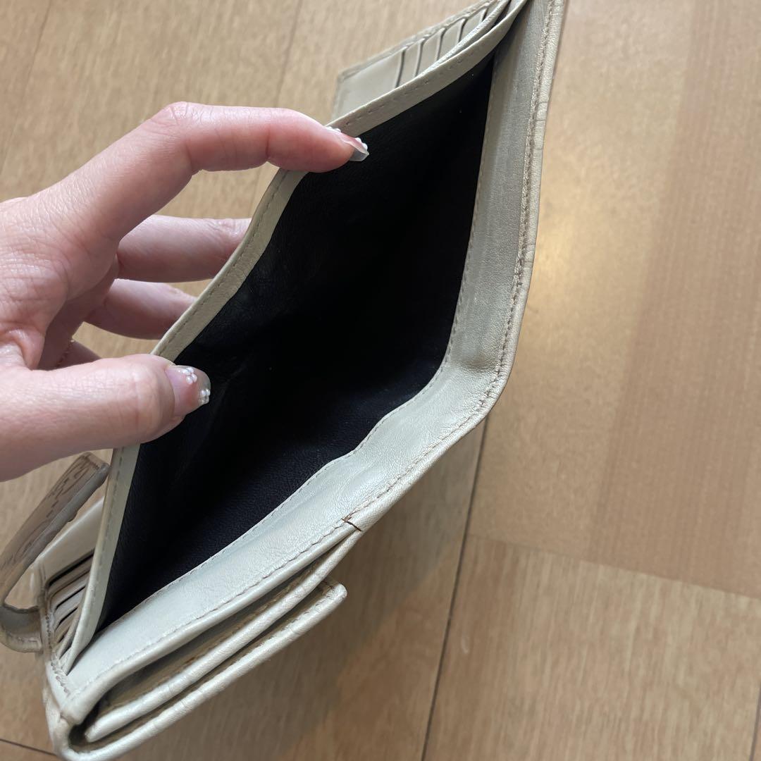 GUCCI GGシマ レザー 二つ折り財布