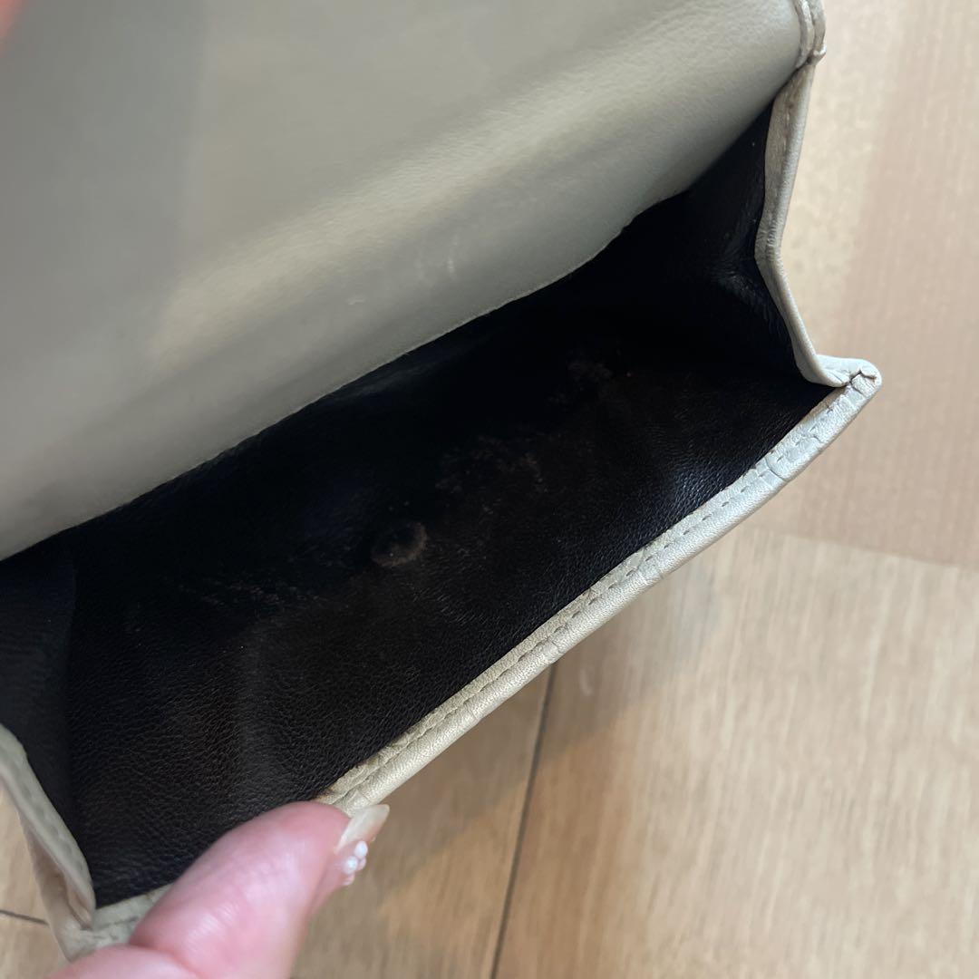 GUCCI GGシマ レザー 二つ折り財布
