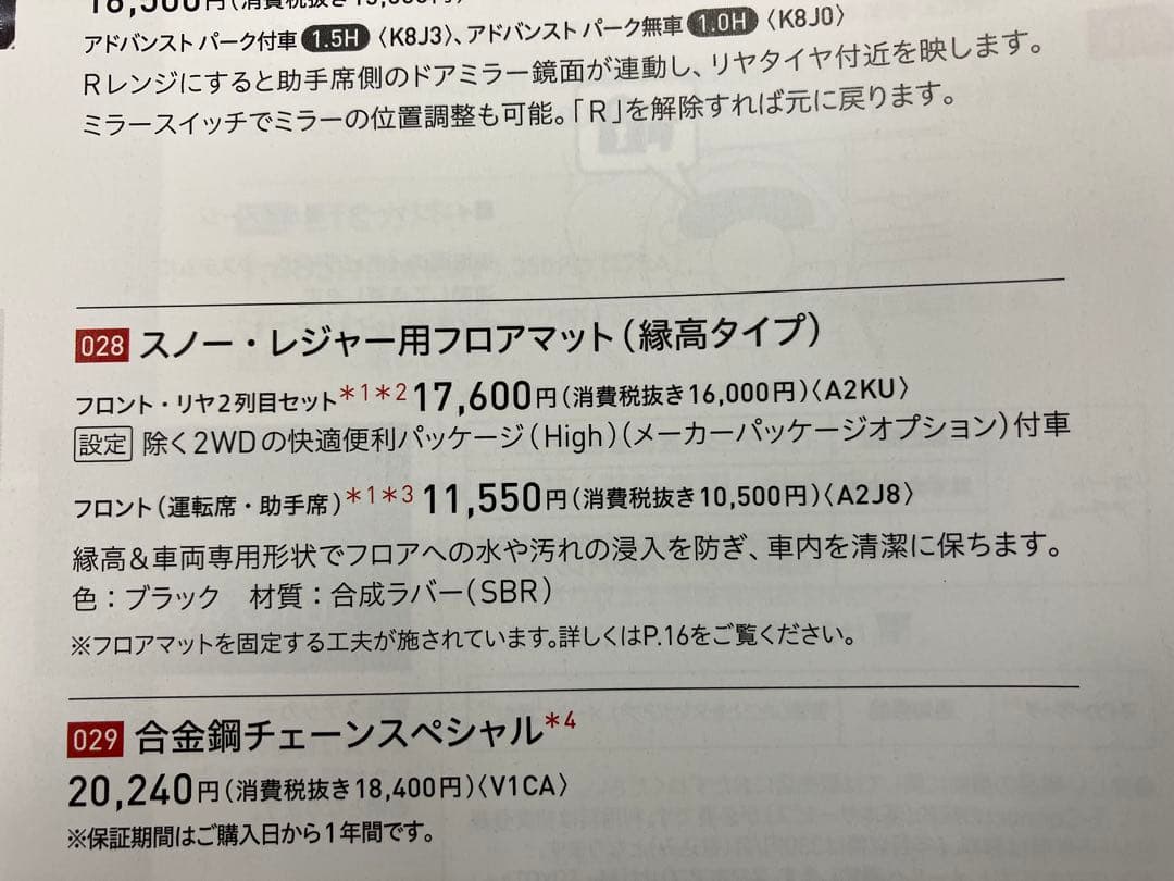 縁高マットTOYOTA