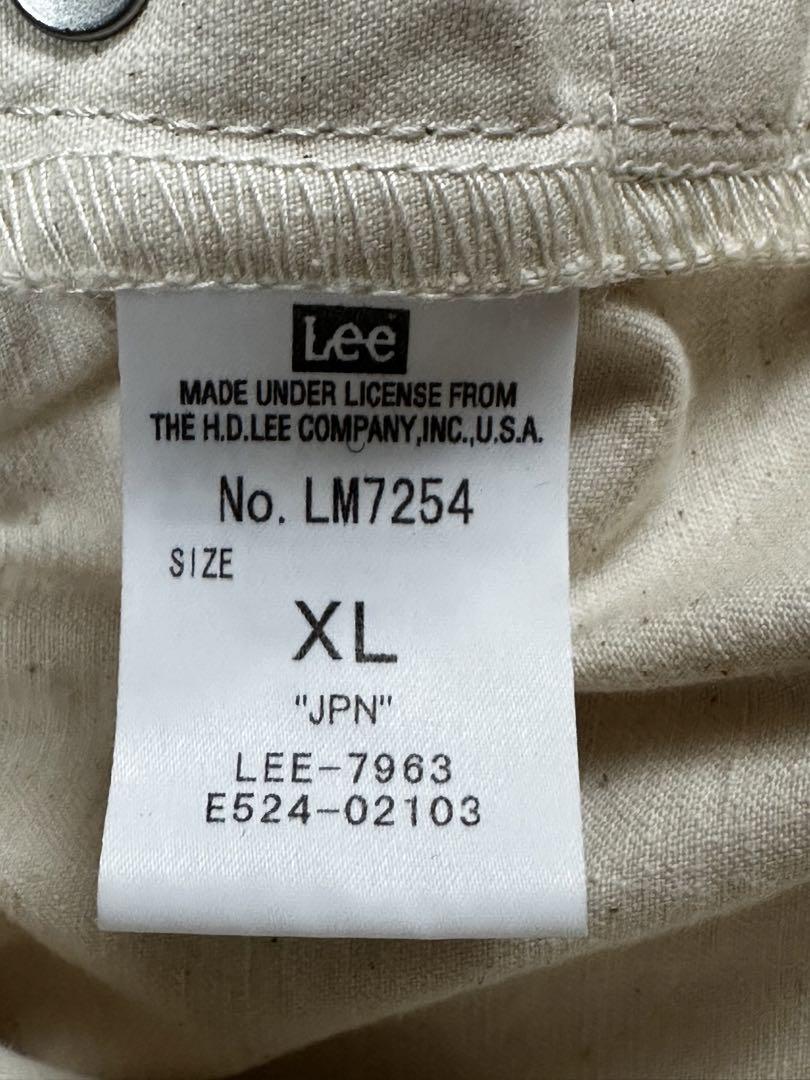 Lee アイボリー オーバーオール　XL