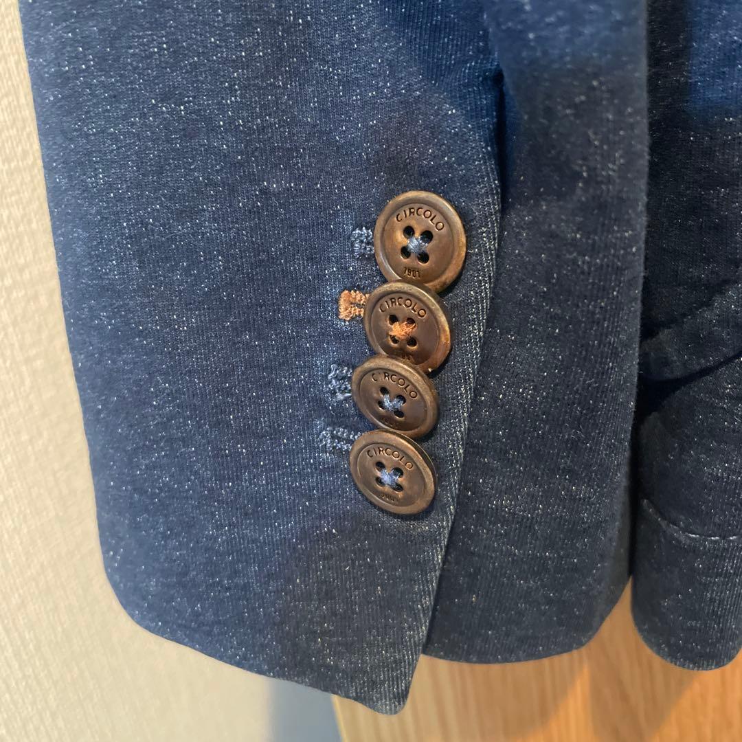 CIRCOLO 1901 ネイビー インディゴジャケットM CIRCOLO1901 WWW_SHINETEETH_COM