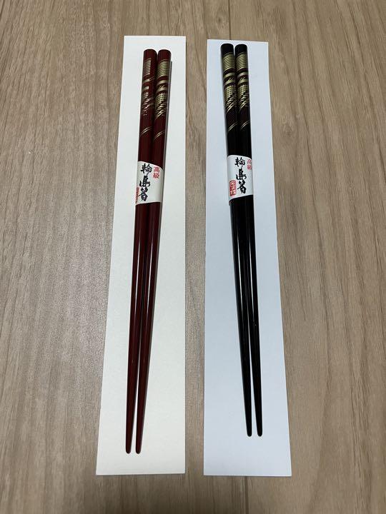 新品未使用高級輪島塗夫婦箸