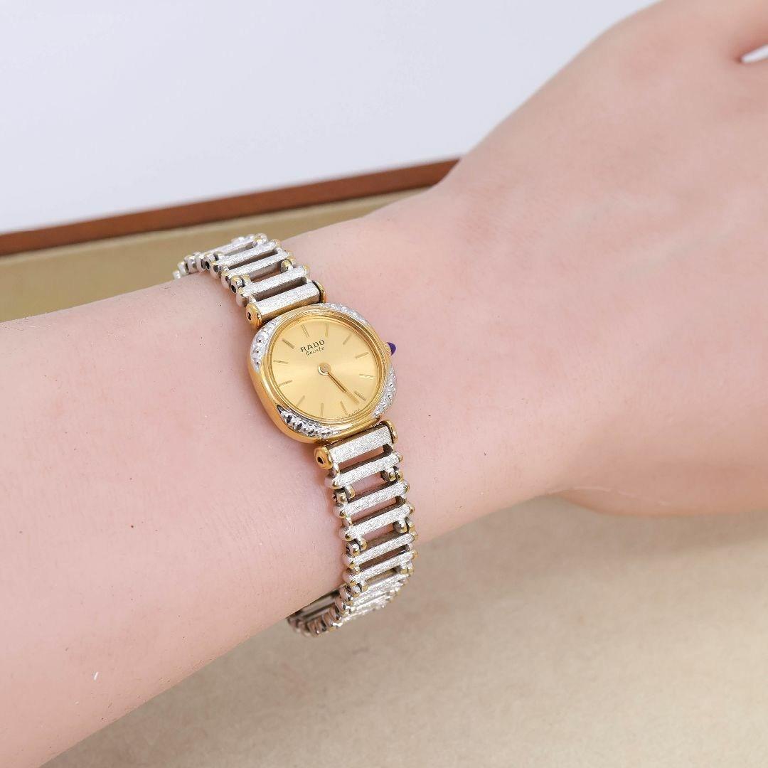 稼働 RADO 腕時計 アンティーク レディース ゴールド ブレス
