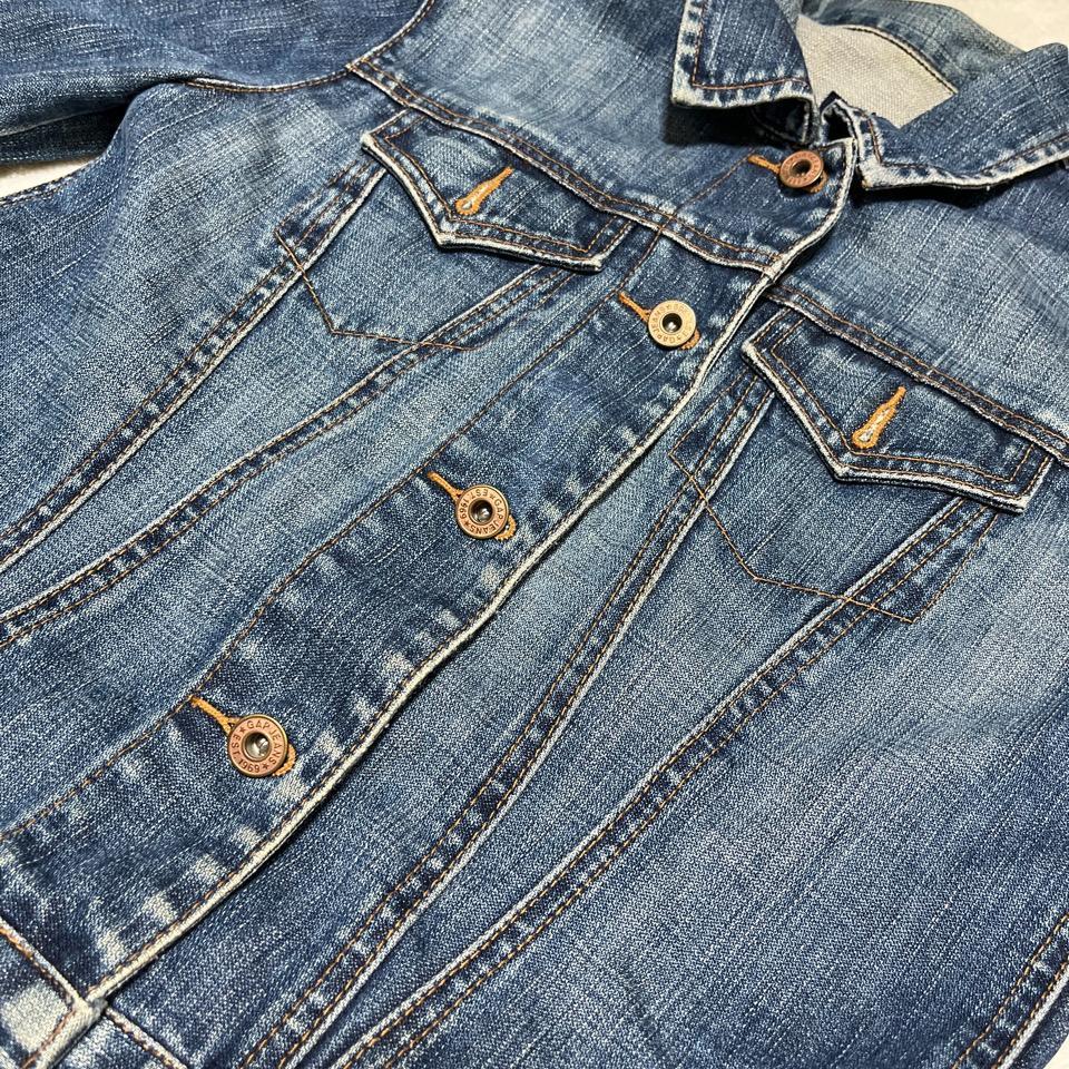 ギャップ GAP デニムジャケット Gジャン ウォッシュ加工