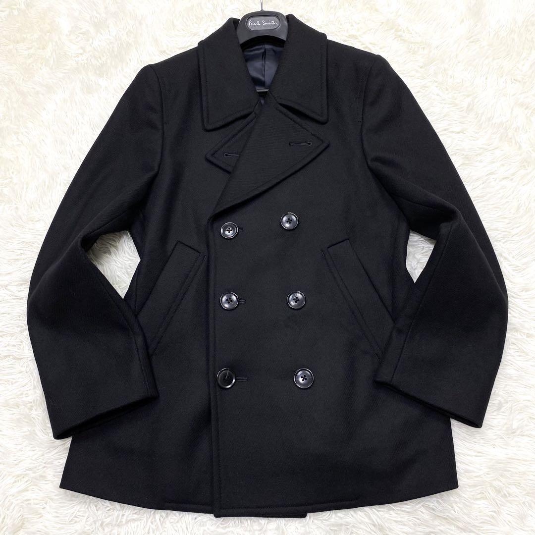 極美品】PS Paul Smith カシミヤ Pコート ブラック M