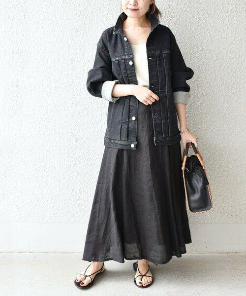 極美品✨定価１.２万❤️　ブラック　洗える　スーパーストレッチデニムジャケット◇
