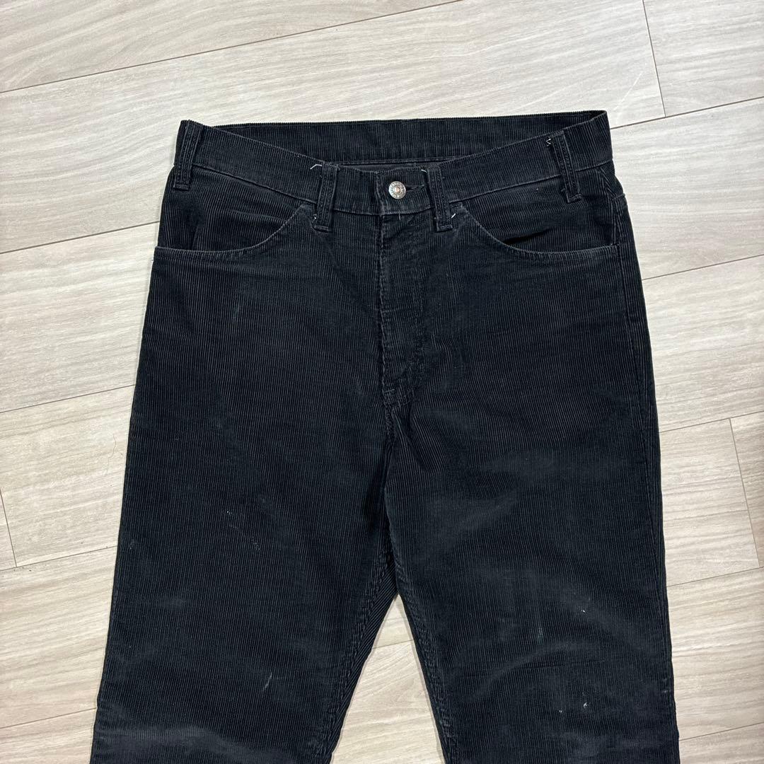 80s リーバイス 519 ブラック コーデュロイ パンツ USA ビンテージ 80s リーバイス 519 ブラック コーデュロイ パンツ USA ビンテージ