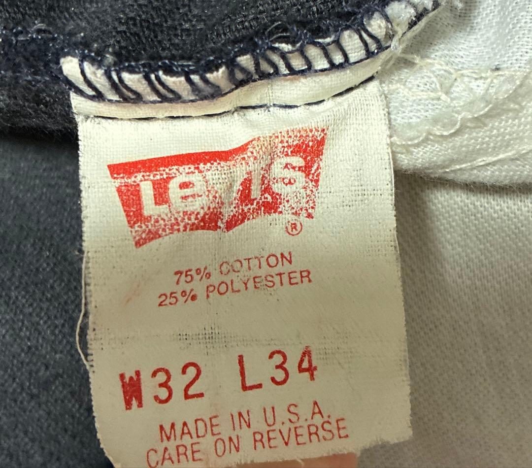 80s リーバイス 519 ブラック コーデュロイ パンツ USA ビンテージ 80s リーバイス 519 ブラック コーデュロイ パンツ USA ビンテージ