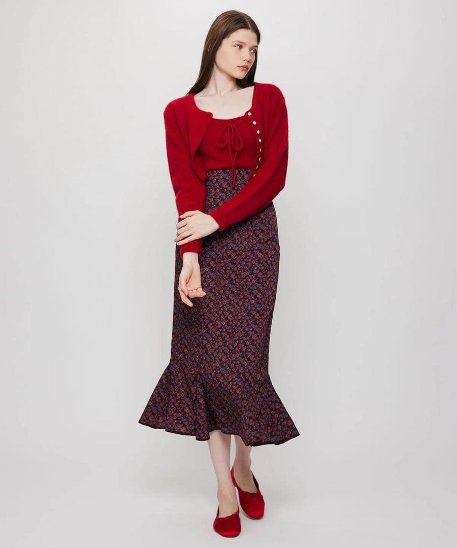 DEICYヴィンテージローズマーメイドスカートS deicy