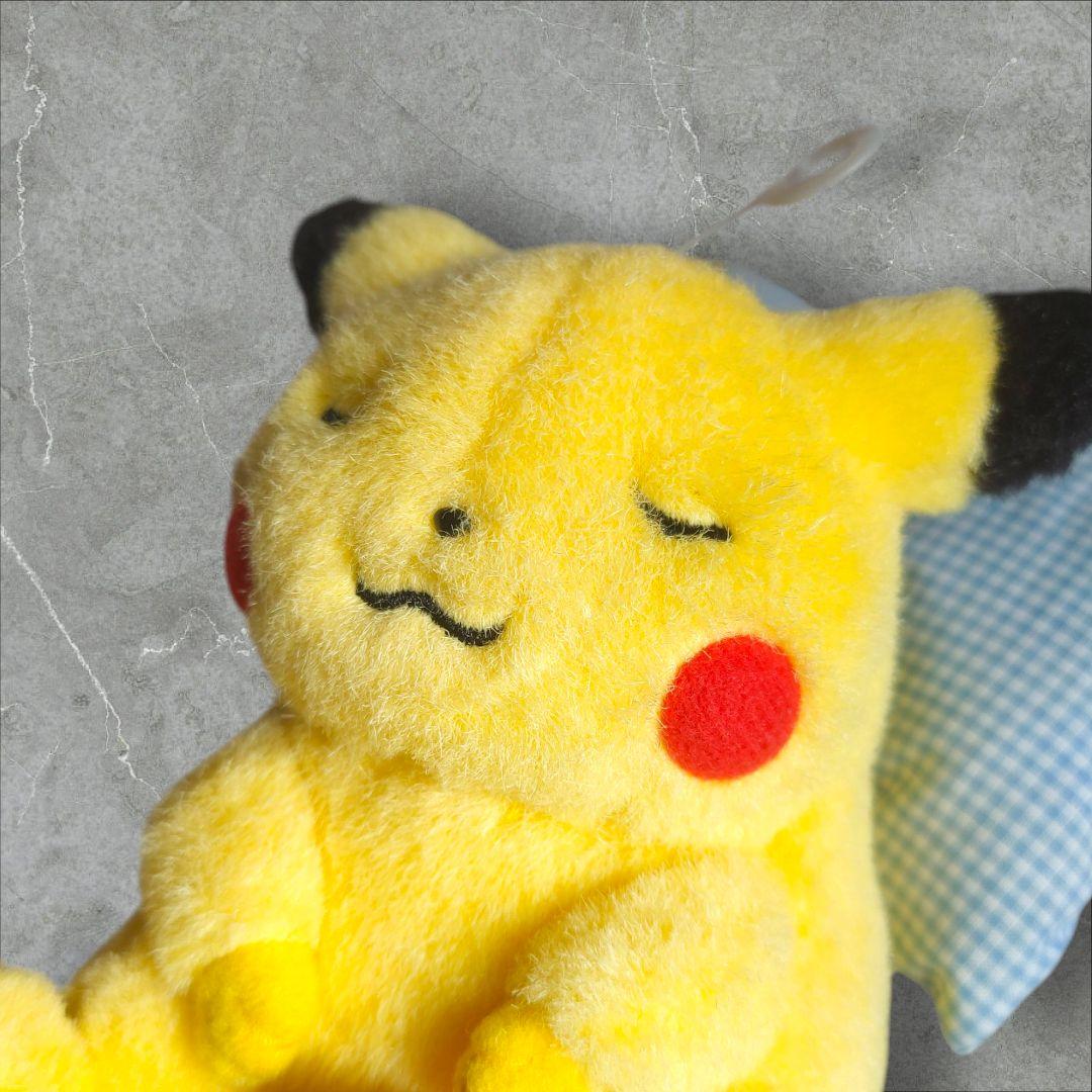 激レア TOMY ポケットモンスター ピカチュウ ぬいぐるみ おやすみ 1998