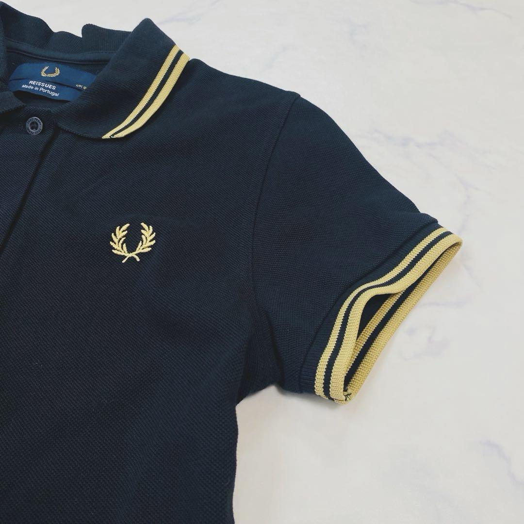 FRED PERRY フレッドペリー　ポロシャツワンピース　プリーツ　XS