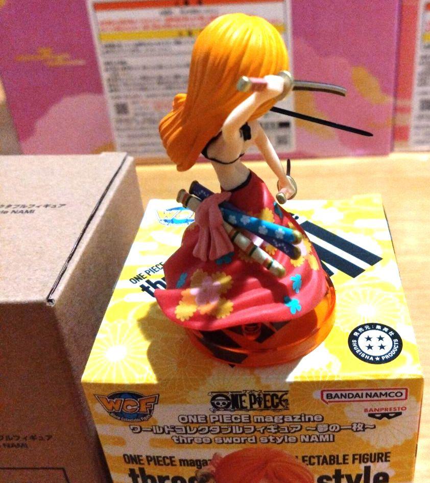 ONE PIECE ワンピース ナミ 夢の一枚 三刀流 フィギュア 輸送箱付き 夢の一枚 ナミ 三刀流 ワンピース フィギュア フィギュア
