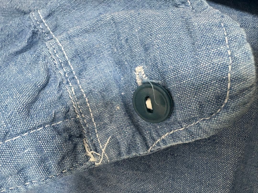 40s US NAVY シャンブレーシャツ