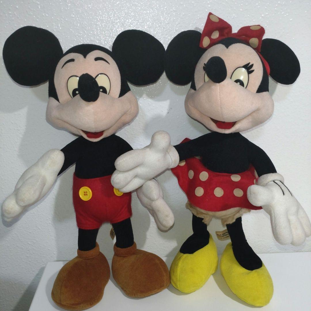 ディズニーランド ミッキー ミニー ぬいぐるみ ポージング