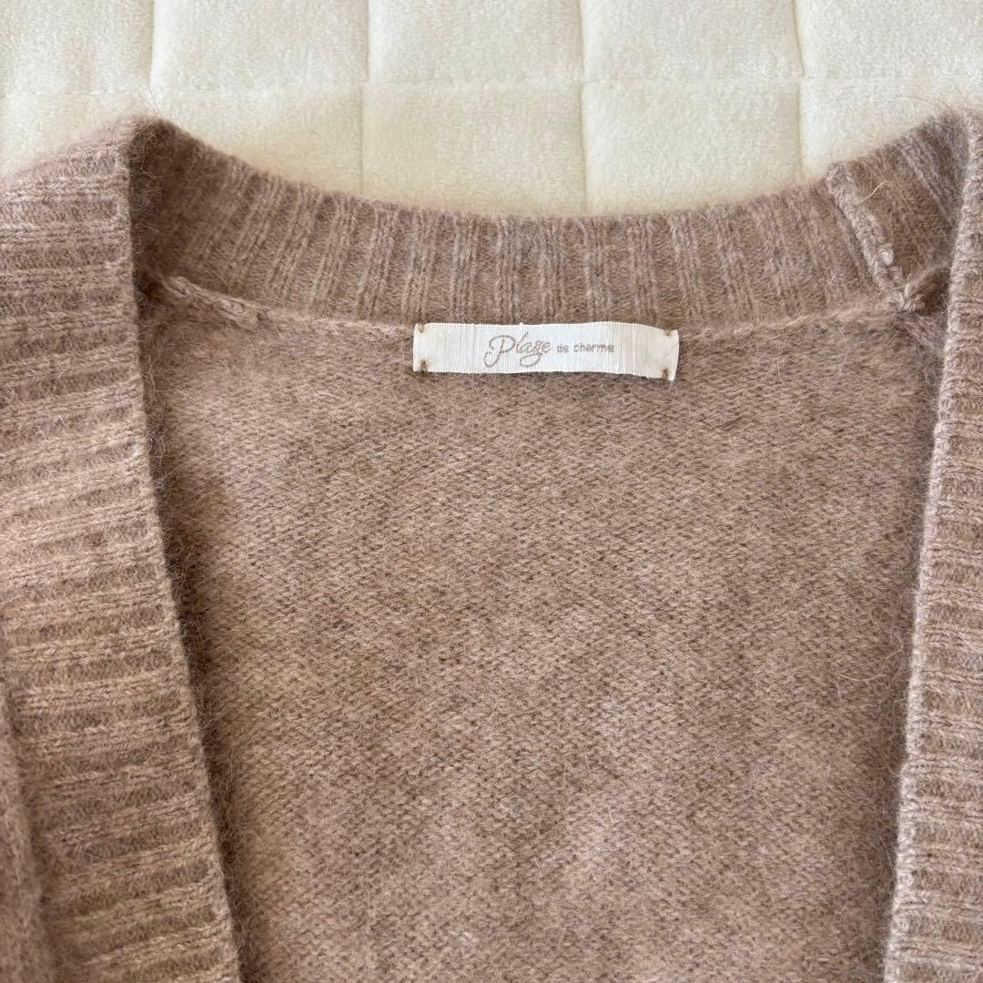 美品!plage プラージュ Cashmere Mix Fur 深Vプルオーバー 美品!plage プラージュ Cashmere Mix Fur 深Vプルオーバー