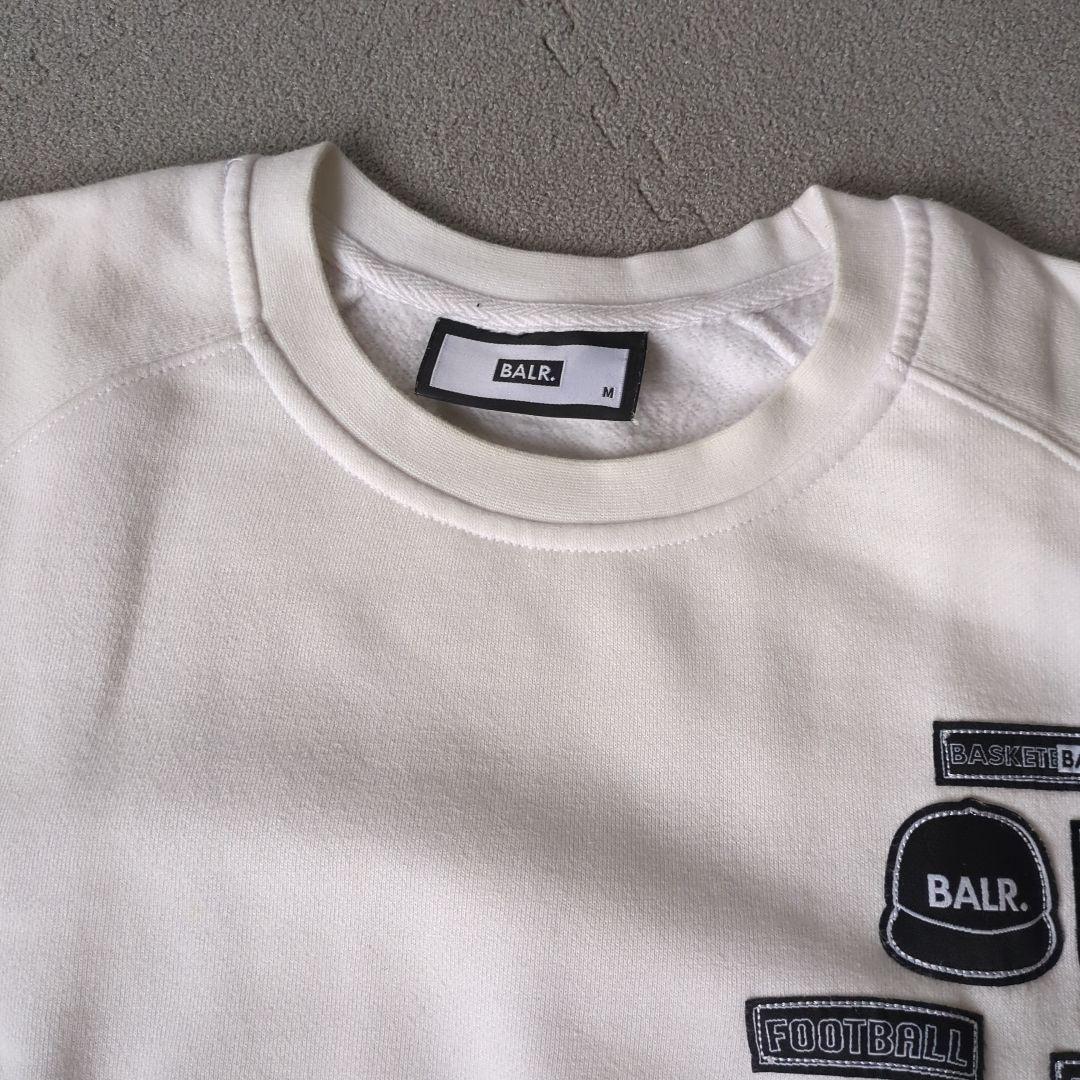 BALR. ホワイト トレーナー Mサイズ