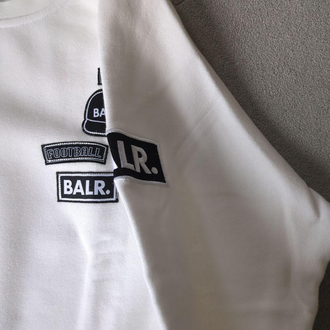 BALR. ホワイト　M BALR. ホワイト トレーナー Mサイズ