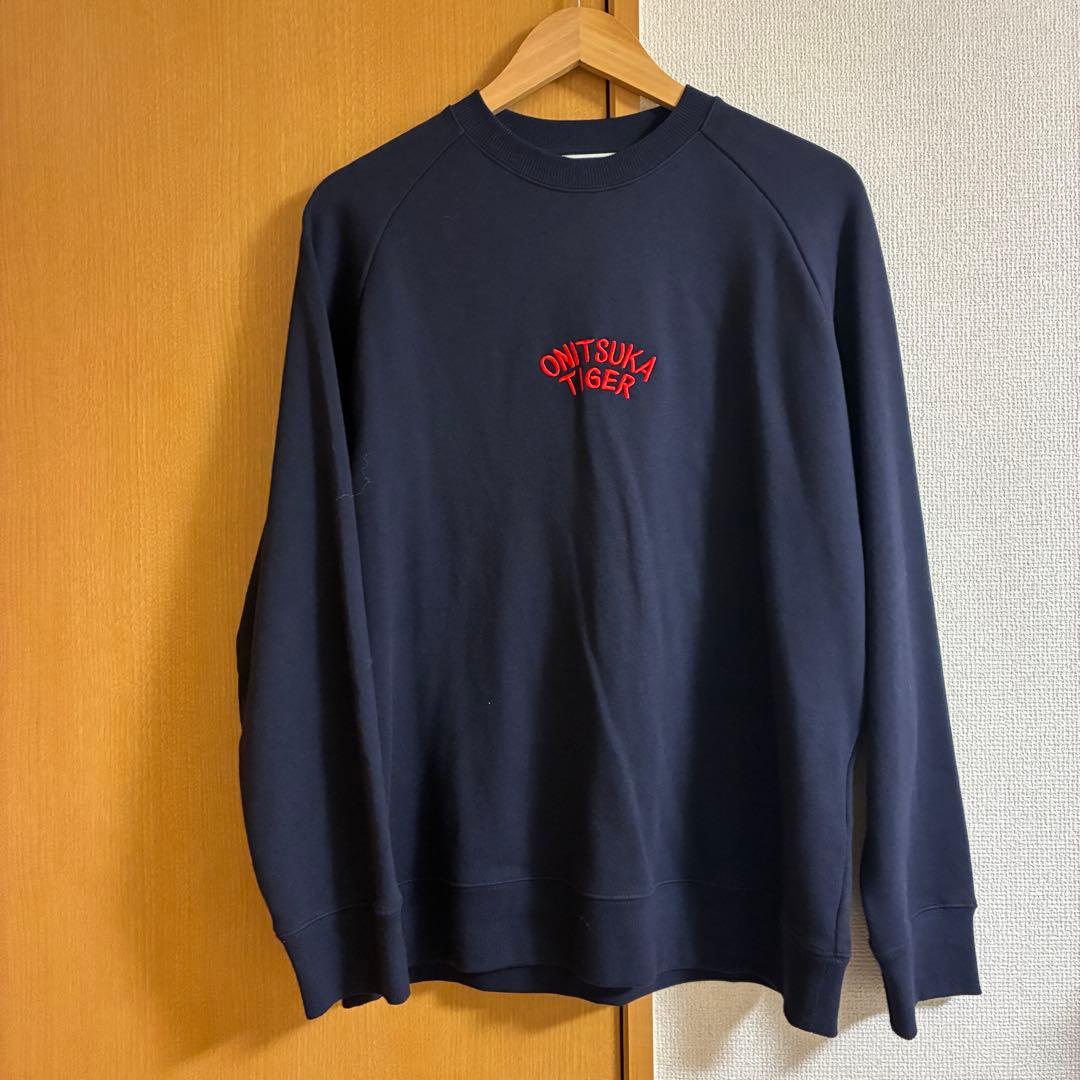 Onitsuka Tiger SWEAT TOP ネイビー SサイズS Onitsuka Tiger