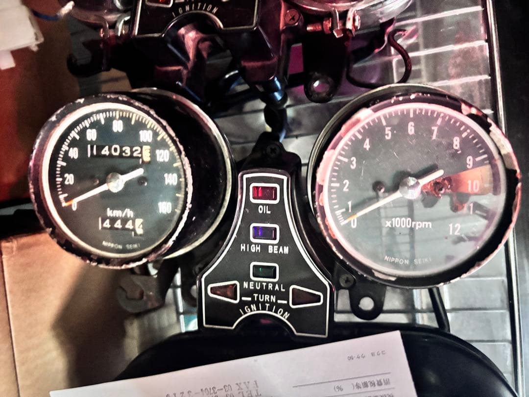 CB400Fメーター モノHonda